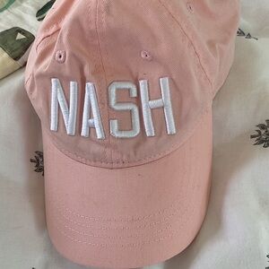 Pink Baseball Cap with NASH
